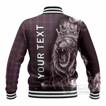 Urquhart Tartan Baseball Jacket Roaring Lion Heritage