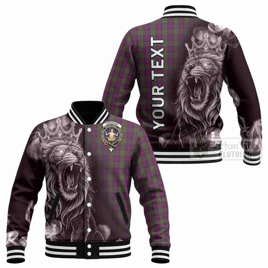 Urquhart Tartan Baseball Jacket Roaring Lion Heritage