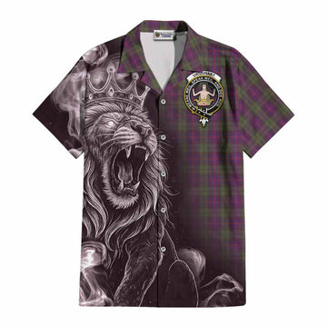 Urquhart Tartan Cotton Hawaiian Shirt Roaring Lion Heritage