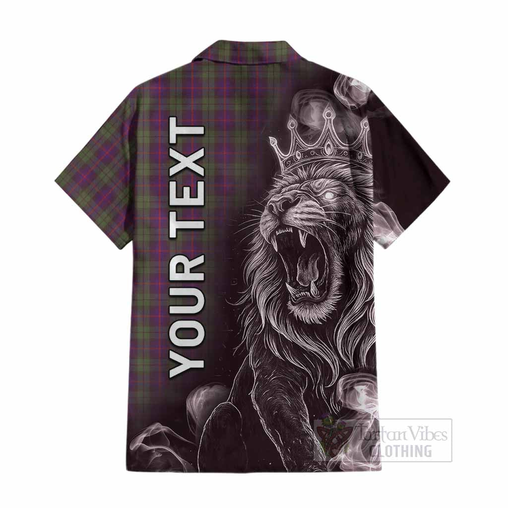 Urquhart Tartan Cotton Hawaiian Shirt Roaring Lion Heritage