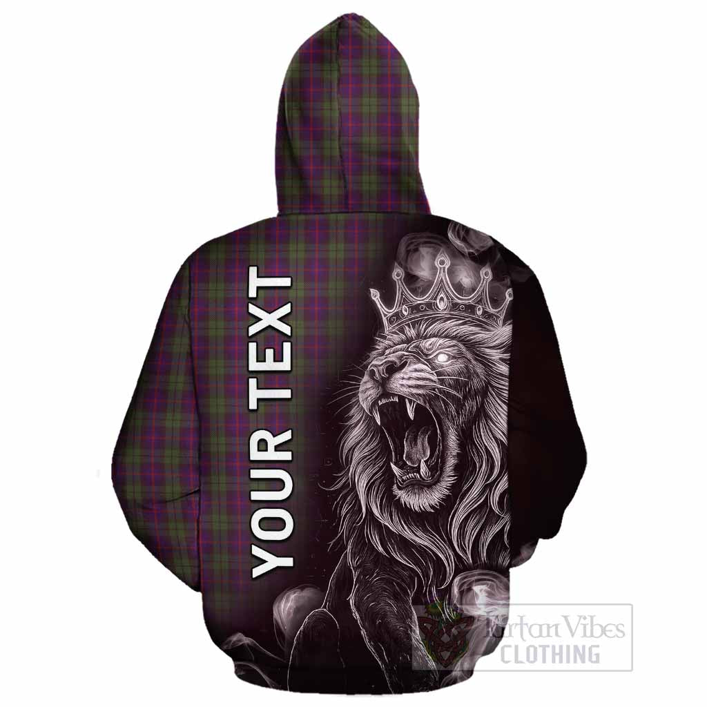 Urquhart Tartan Cotton Hoodie Roaring Lion Heritage