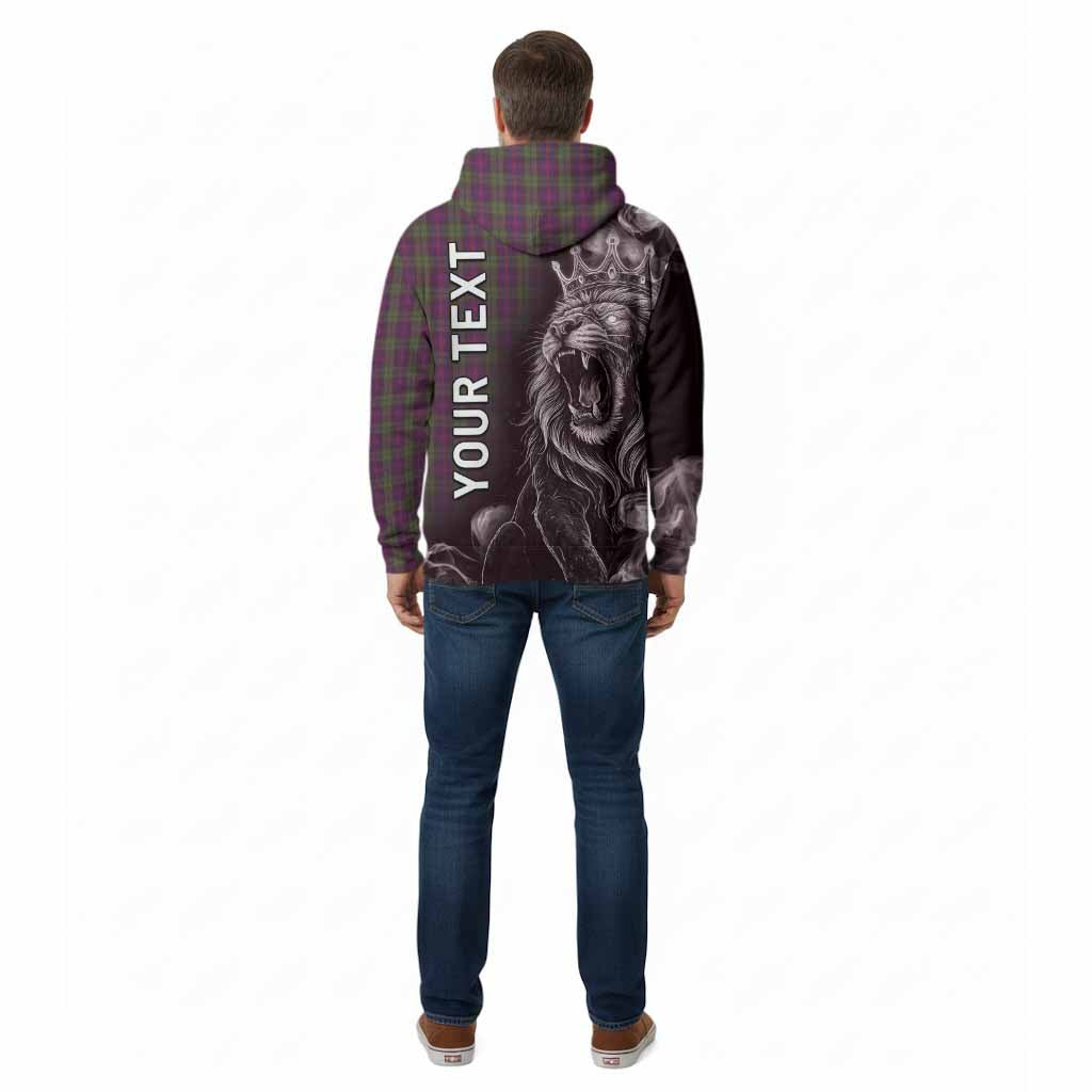 Urquhart Tartan Cotton Hoodie Roaring Lion Heritage