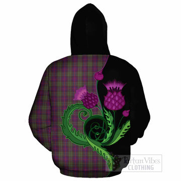 Urquhart Tartan Cotton Hoodie Traditional Scottish Thistle