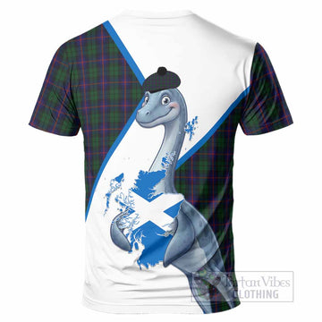 Urquhart Tartan Crest Loch Ness Monster T-Shirt Nessie Scottish Map Tha Gradh Agam Air Alba