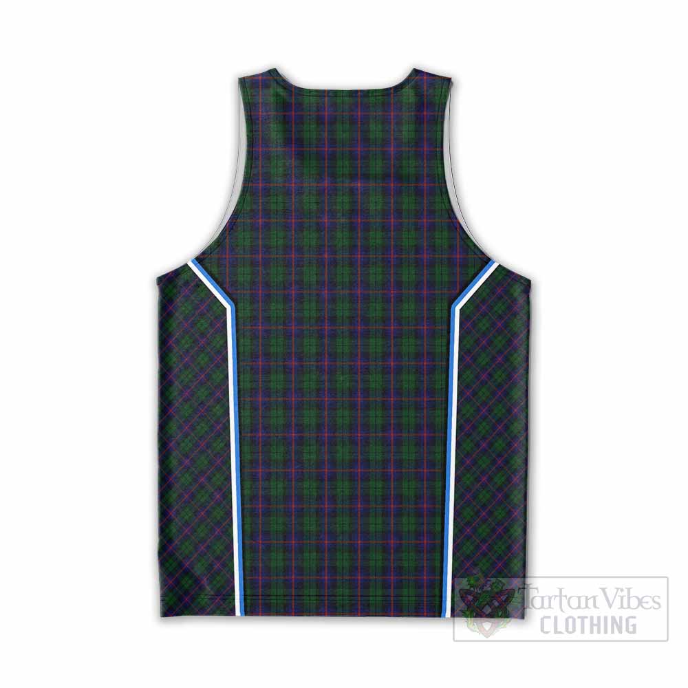 Urquhart Tartan Crest Men Tank Top Scotland Coat of Arm Flag Style - Tartan Vibes Clothing