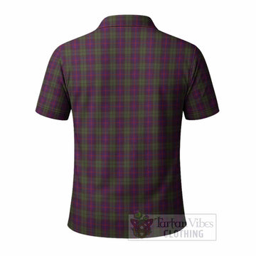 Urquhart Tartan Crest Polo Shirt Ferocious Lion Style