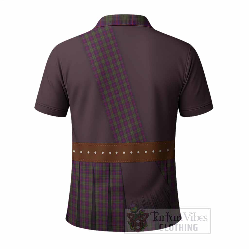 Urquhart Tartan Crest Polo Shirt Kilt Costume Style