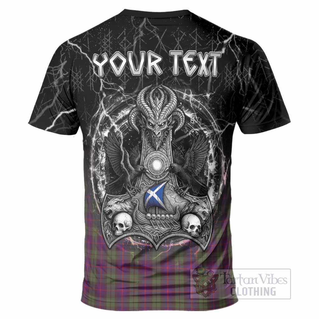 Urquhart Tartan Crest T-Shirt Celtic Odin's Raven Legacy