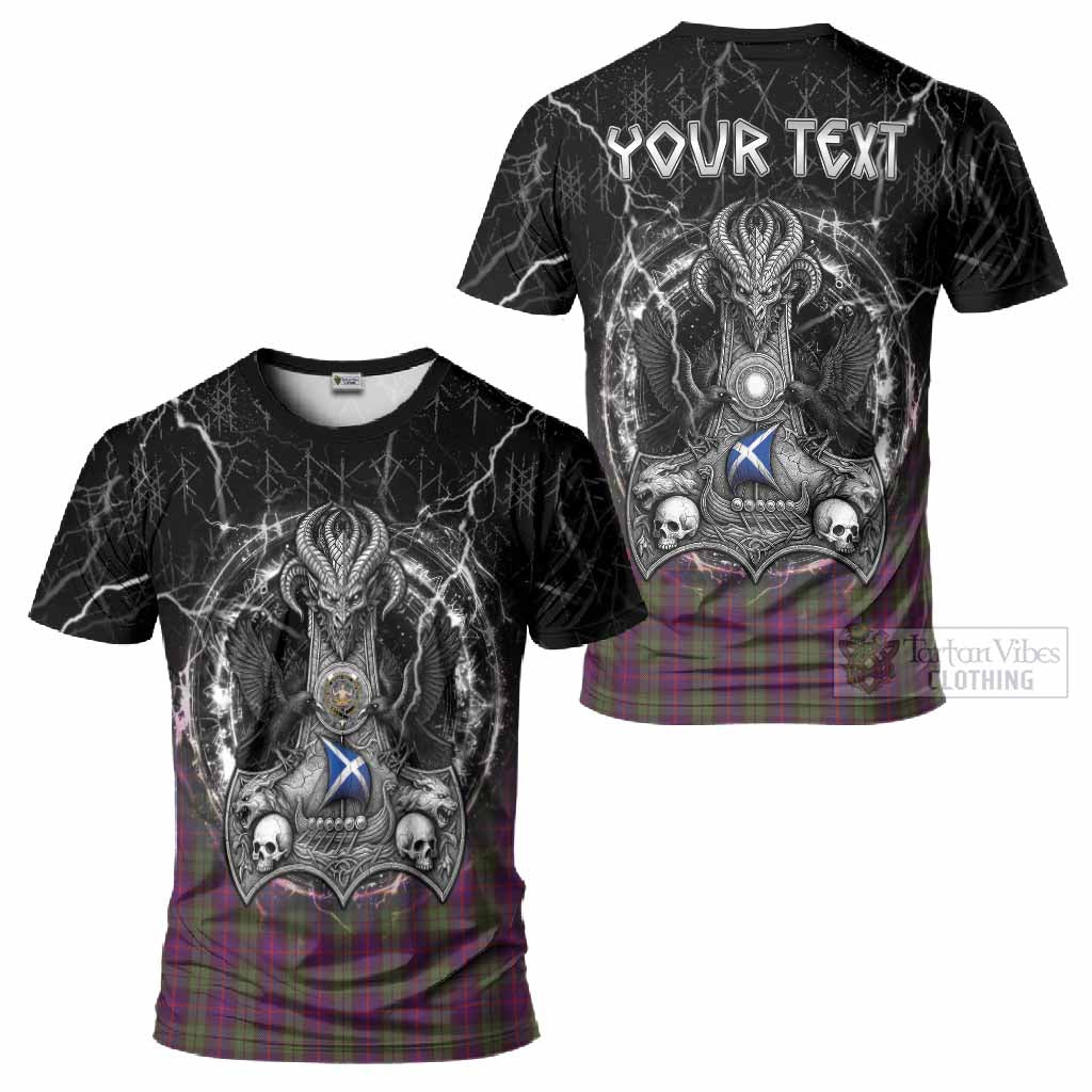 Urquhart Tartan Crest T-Shirt Celtic Odin's Raven Legacy