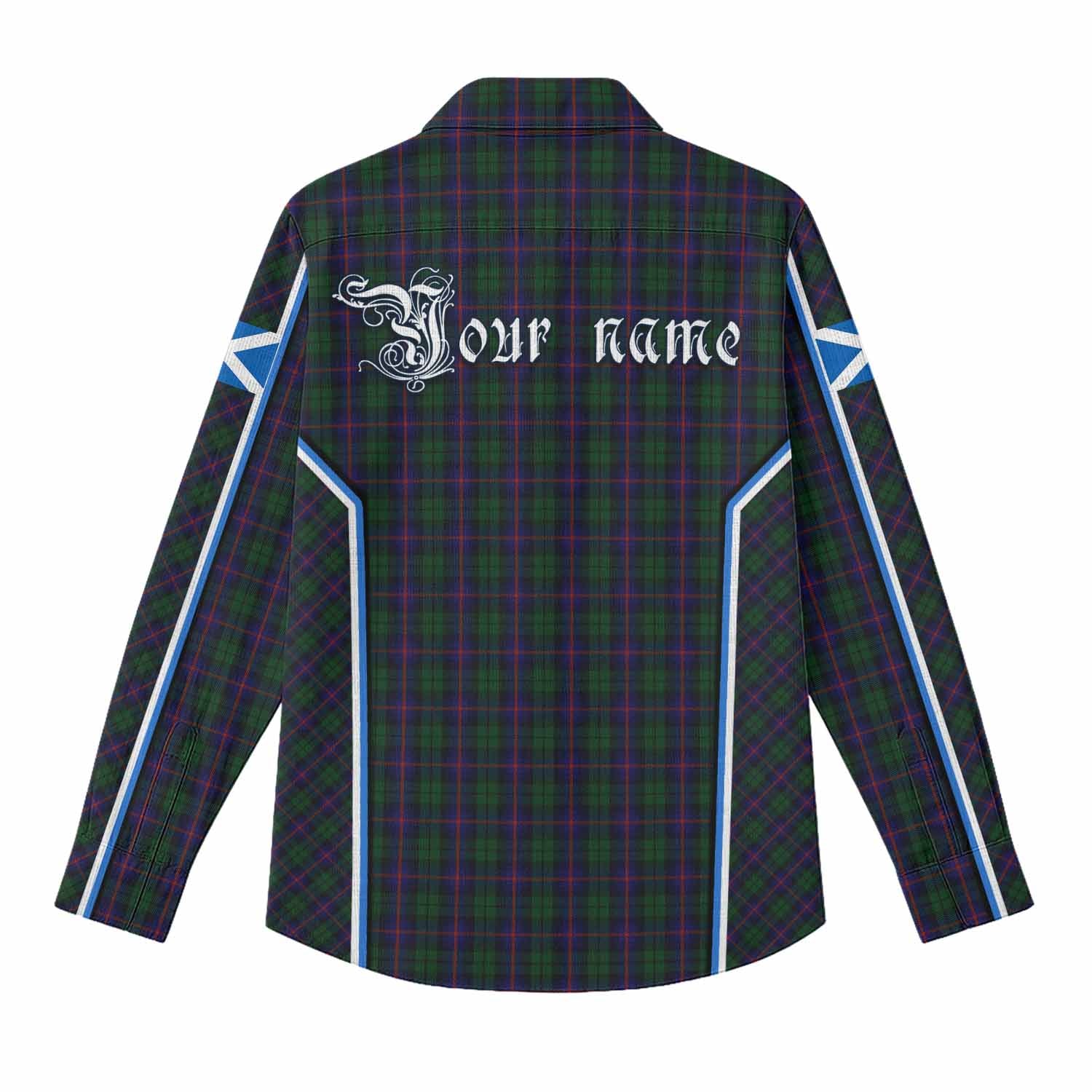 Urquhart Tartan Crest Women Casual Shirt Scotland Coat of Arm Flag Style - Tartan Vibes Clothing