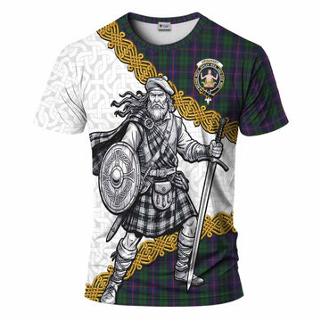 Urquhart Tartan Family Crest T-Shirt Scottish Highland Warrior Celtic Alba Gu Brath