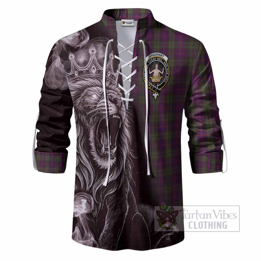 Urquhart Tartan Ghillie Shirt Roaring Lion Heritage