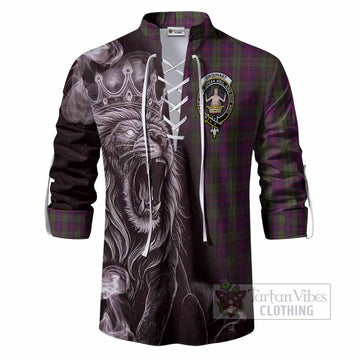 Urquhart Tartan Ghillie Shirt Roaring Lion Heritage