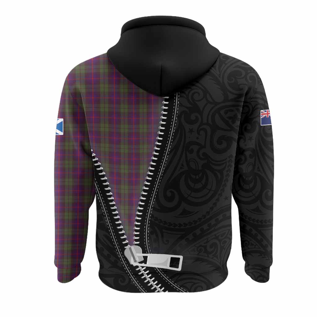 Urquhart Tartan Hoodie New Zealand Pattern Unique Zipper Stylized