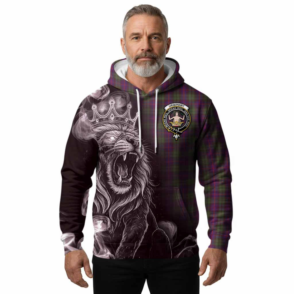 Urquhart Tartan Hoodie Roaring Lion Heritage