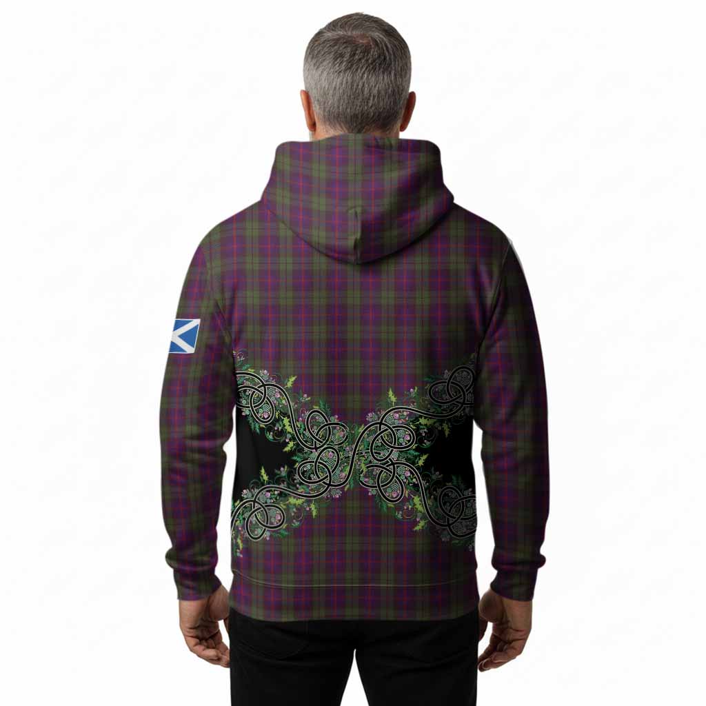 Urquhart Tartan Hoodie Thistle Scottish Spirit