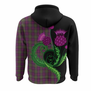 Urquhart Tartan Hoodie Traditional Scottish Thistle