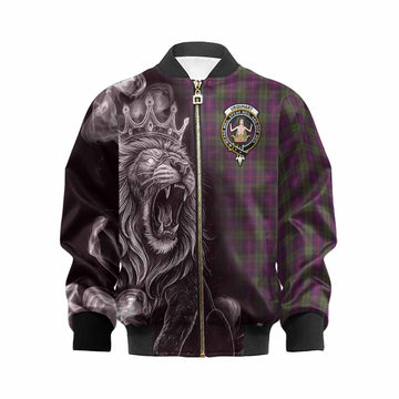 Urquhart Tartan Kid Bomber Jacket Roaring Lion Heritage