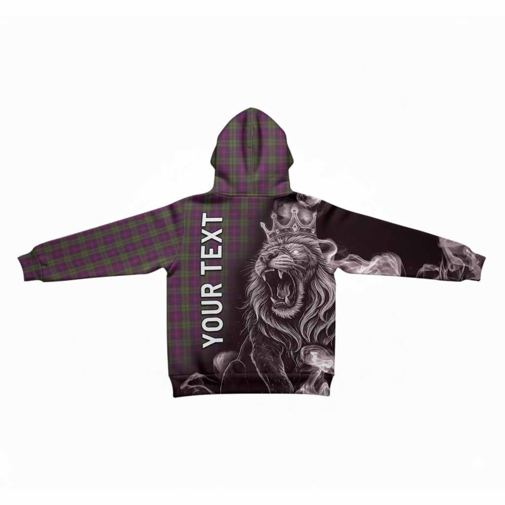 Urquhart Tartan Kid Hoodie Roaring Lion Heritage
