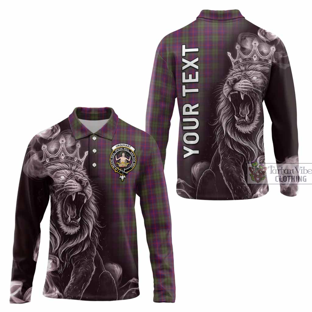 Urquhart Tartan Long Sleeve Polo Shirt Roaring Lion Heritage