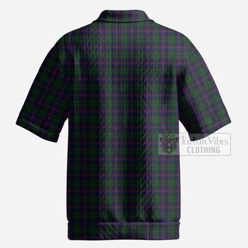 Urquhart Tartan Men’s Polo Sweater Top with Family Crest