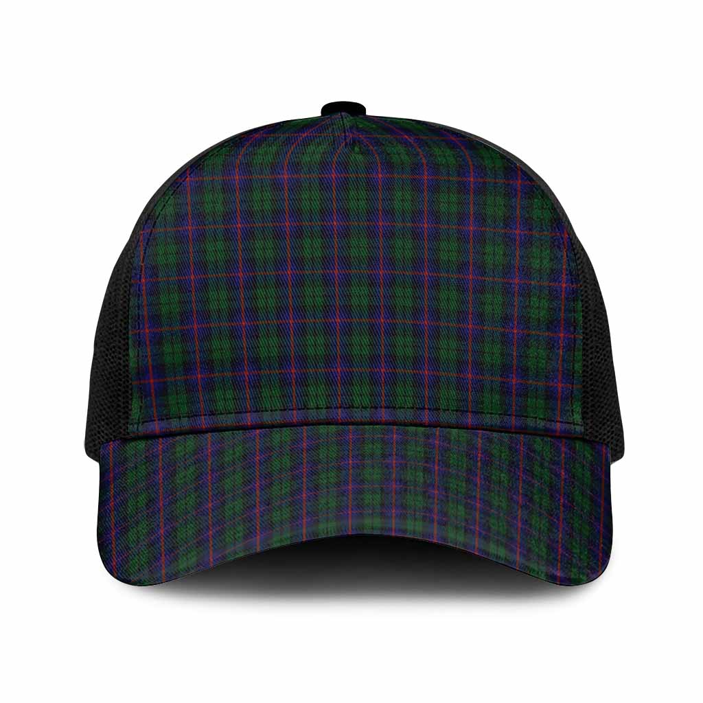 Urquhart Tartan Mesh Trucker Cap One Size (Adjustable) Black - Tartan Vibes Clothing