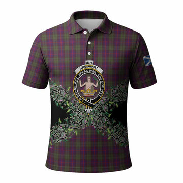 Urquhart Tartan Polo Shirt Thistle Scottish Spirit