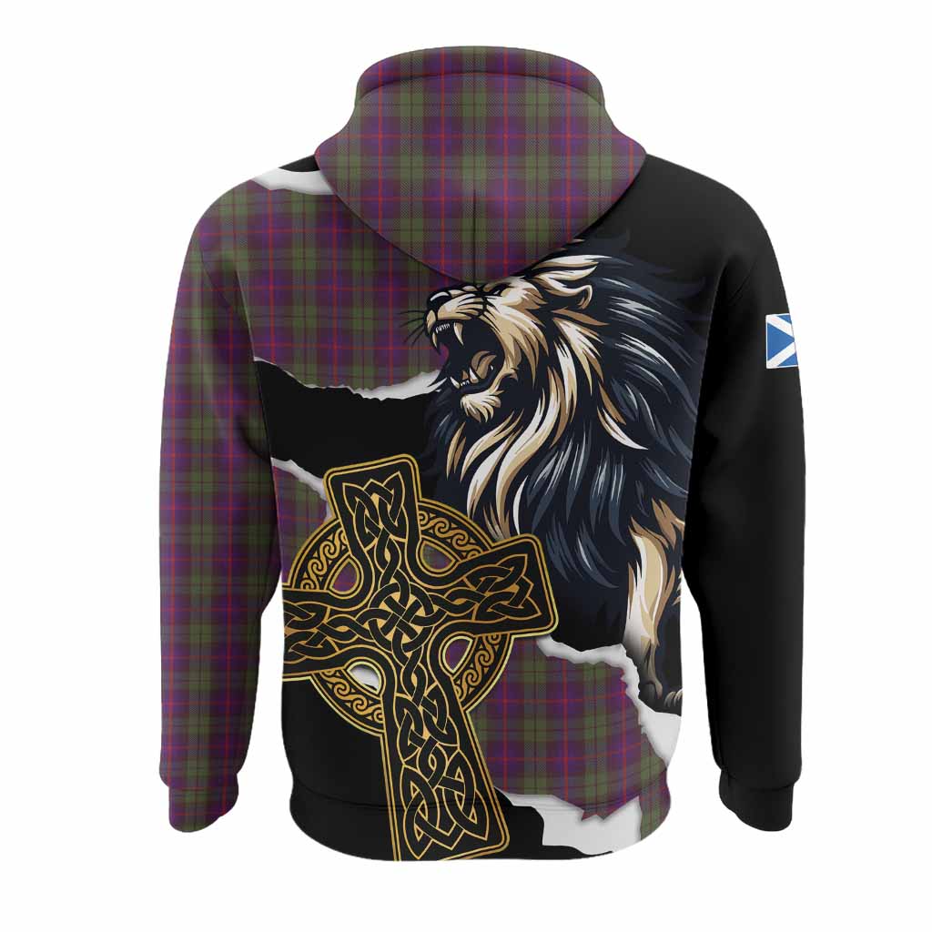 Urquhart Tartan Scottish Hoodie Lion Celtic Heritage