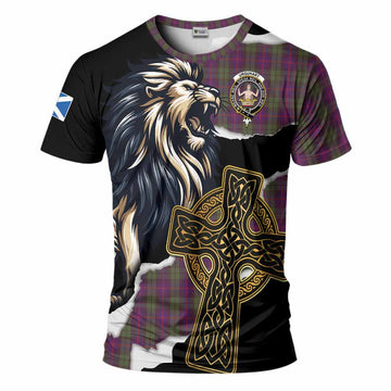 Urquhart Tartan Scottish T-Shirt Lion Celtic Heritage