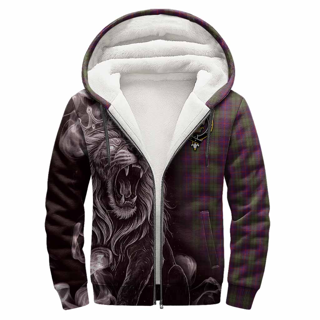 Urquhart Tartan Sherpa Hoodie Roaring Lion Heritage