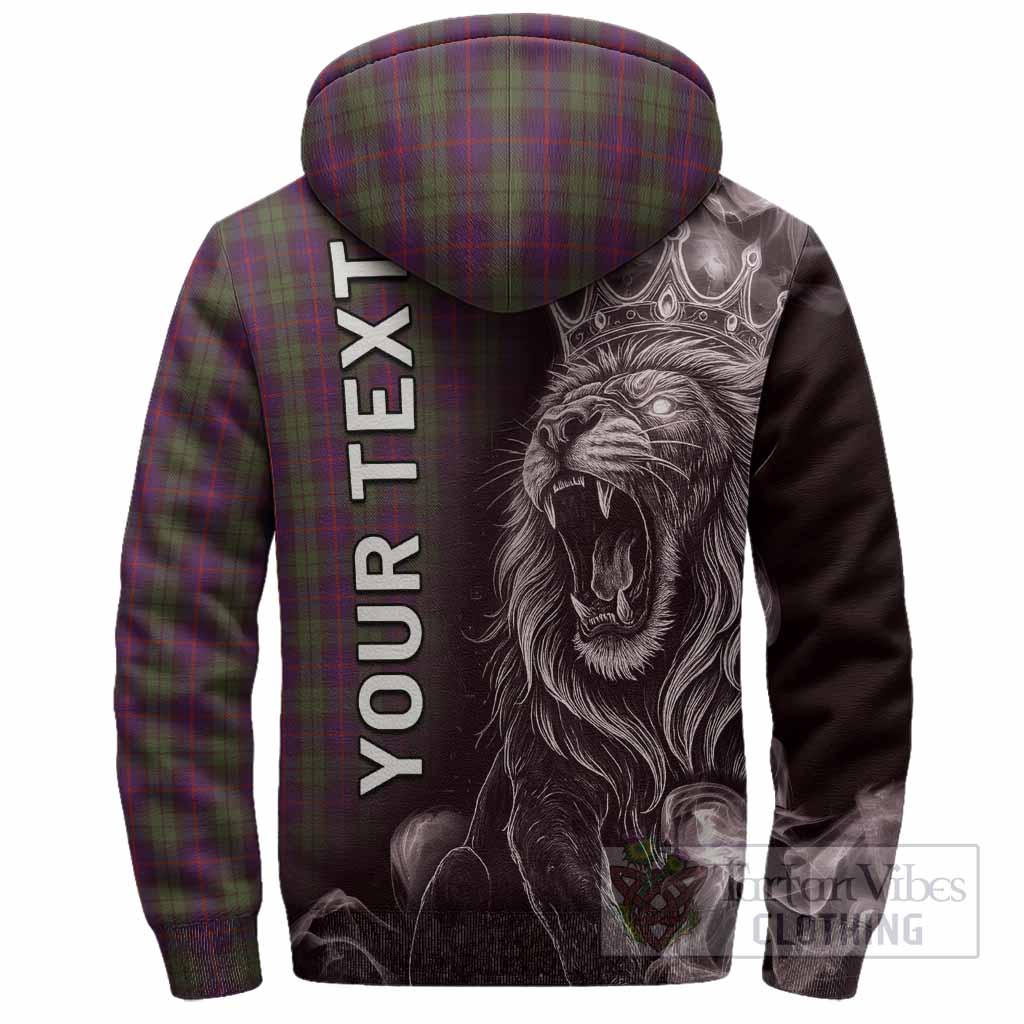 Urquhart Tartan Sherpa Hoodie Roaring Lion Heritage