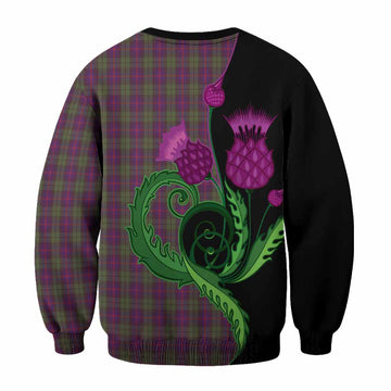 Urquhart Tartan Sweatshirt Traditional Scottish Thistle
