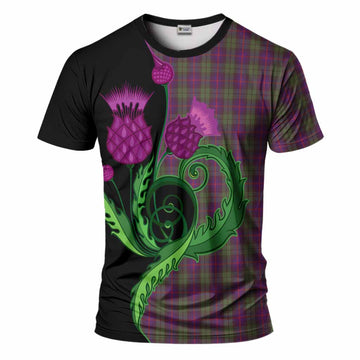 Urquhart Tartan T-Shirt Traditional Scottish Thistle