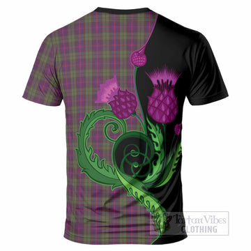 Urquhart Tartan T-Shirt Traditional Scottish Thistle