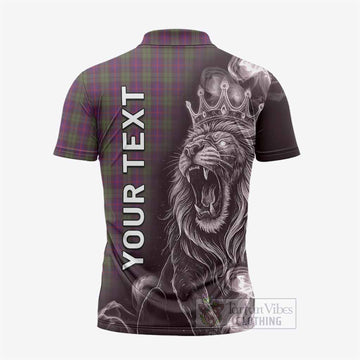 Urquhart Tartan Zipper Polo Shirt Roaring Lion Heritage