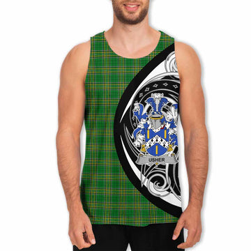Usher Irish Clan Men's Tank Top Celtic Circle Style