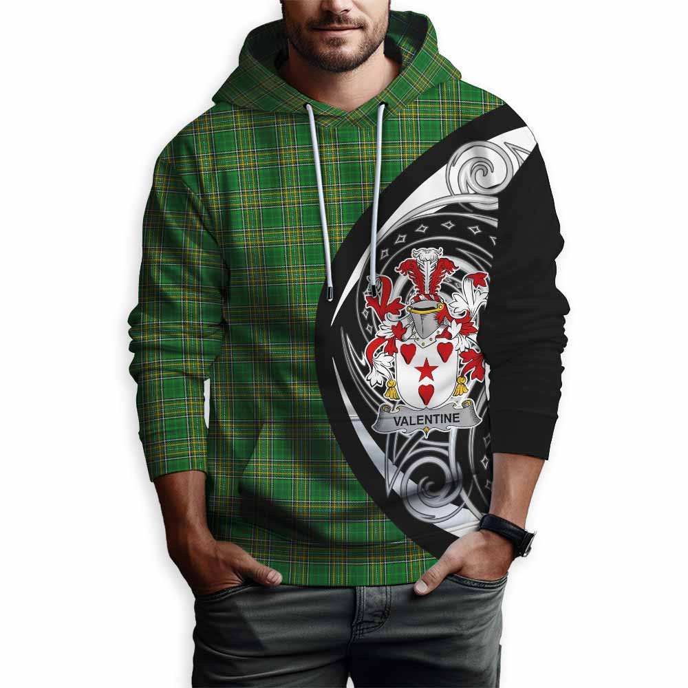 Valentine Irish Clan Hoodie Celtic Circle Style Pullover Hoodie - Tartan Vibes Clothing