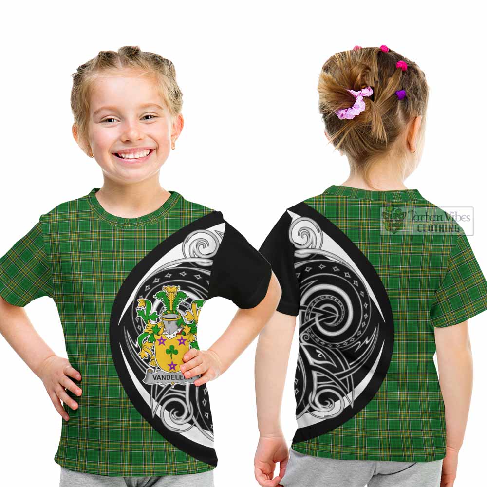 Vandeleur Irish Clan Kid T-Shirt Celtic Circle Style - Tartan Vibes Clothing