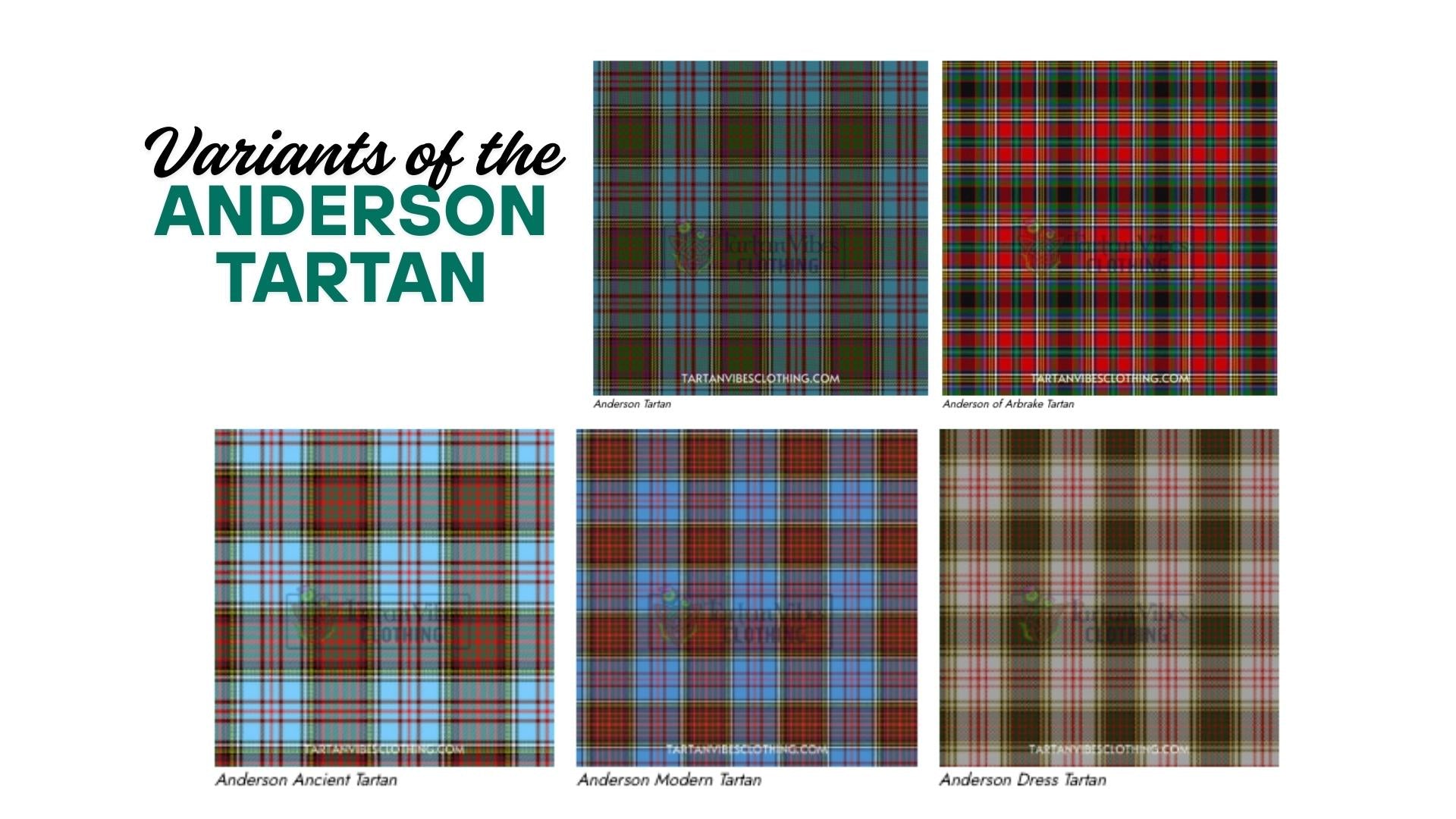 Variants of the Anderson Tartan