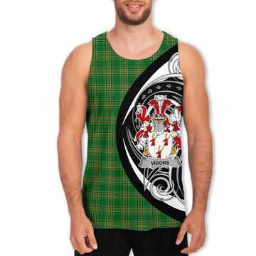 Tartan Vibes Clothing Vigors Irish Clan Men's Tank Top Celtic Circle Style