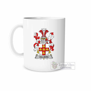 Villiers Irish Clan Coat of Arms Ceramic Mug