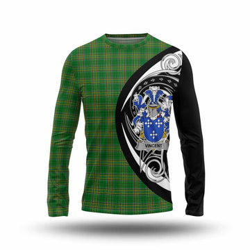 Vincent Irish Clan Long Sleeve T-Shirt Celtic Circle Style Unisex - Tartan Vibes Clothing