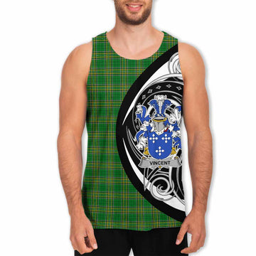Vincent Irish Clan Men's Tank Top Celtic Circle Style