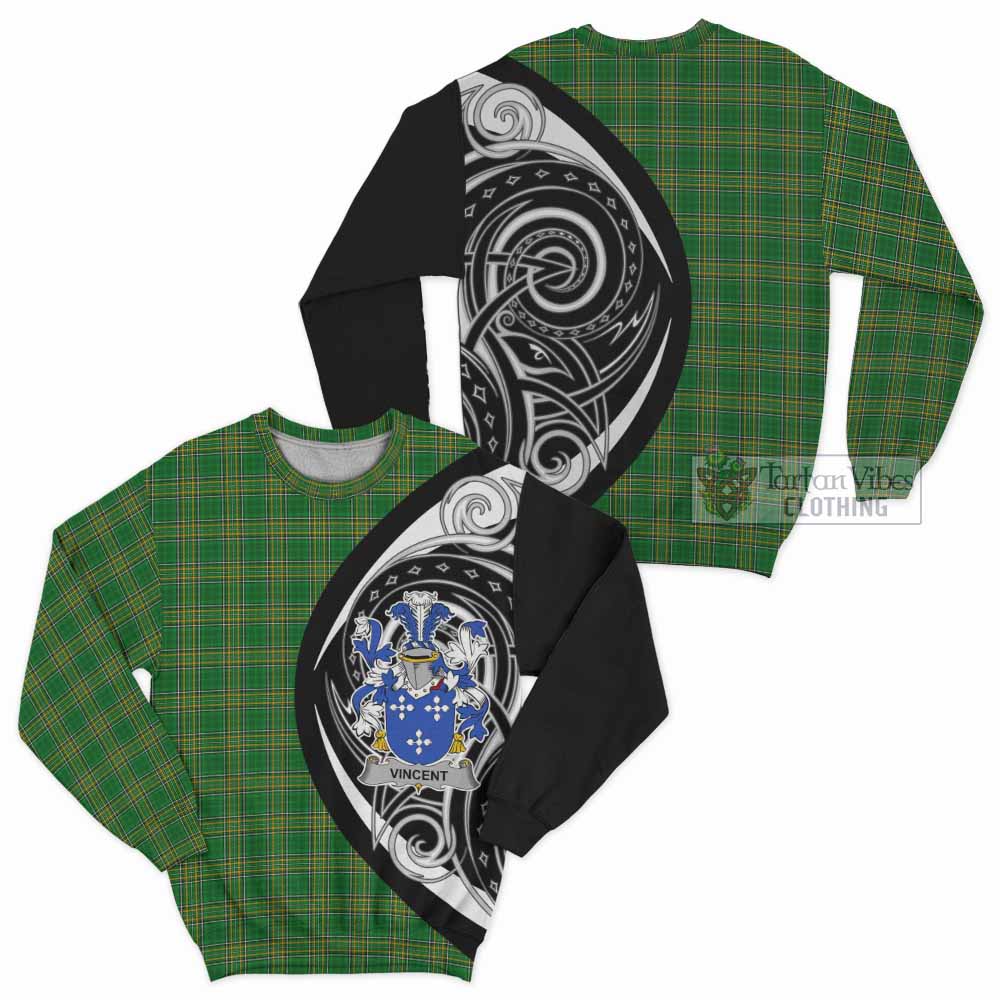 Tartan Vibes Clothing Vincent Irish Clan Sweatshirt Celtic Circle Style