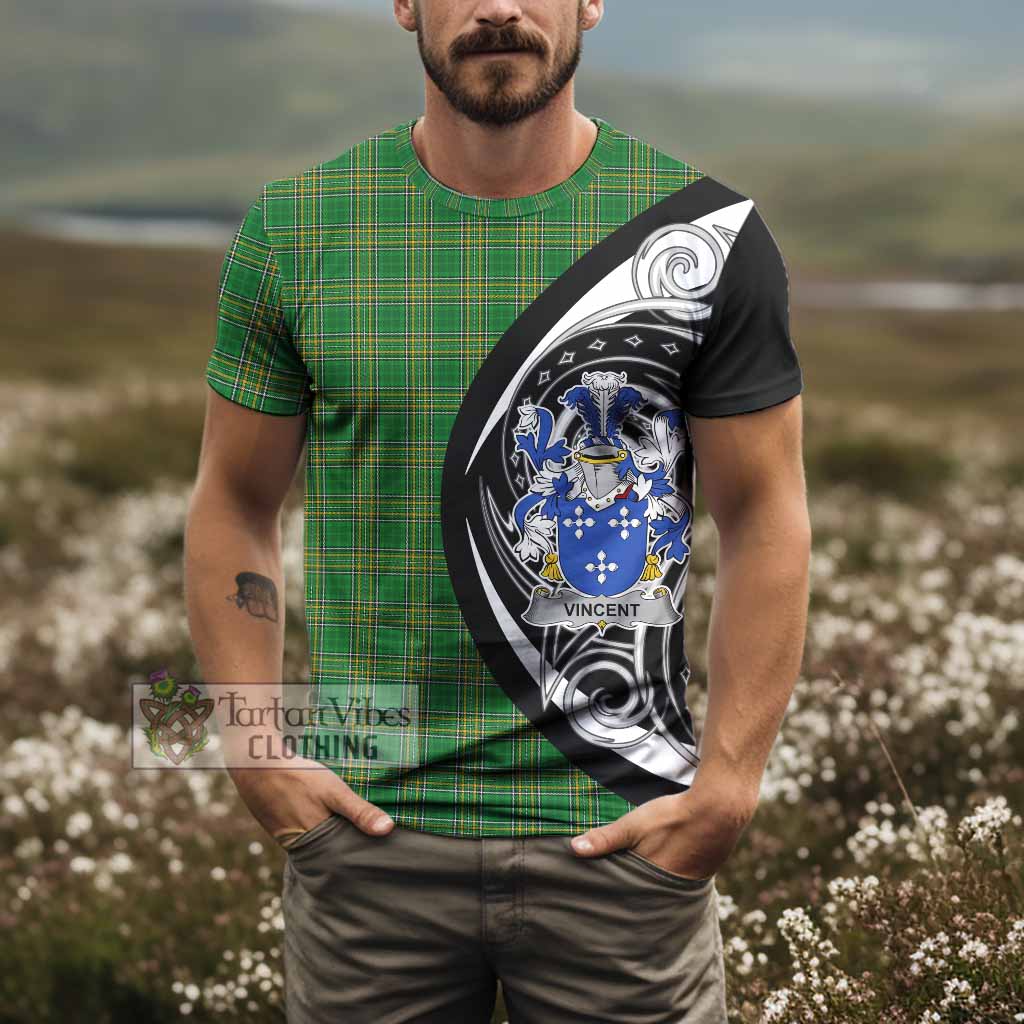 Vincent Irish Clan T-Shirt Celtic Circle Style - Tartan Vibes Clothing