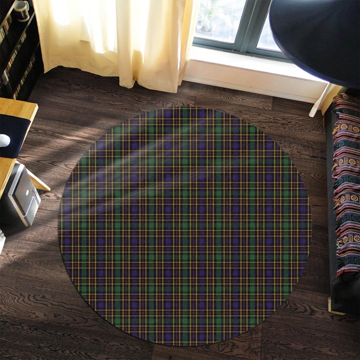 Vosko Tartan Round Rug Premium Round Rug - Tartan Vibes Clothing