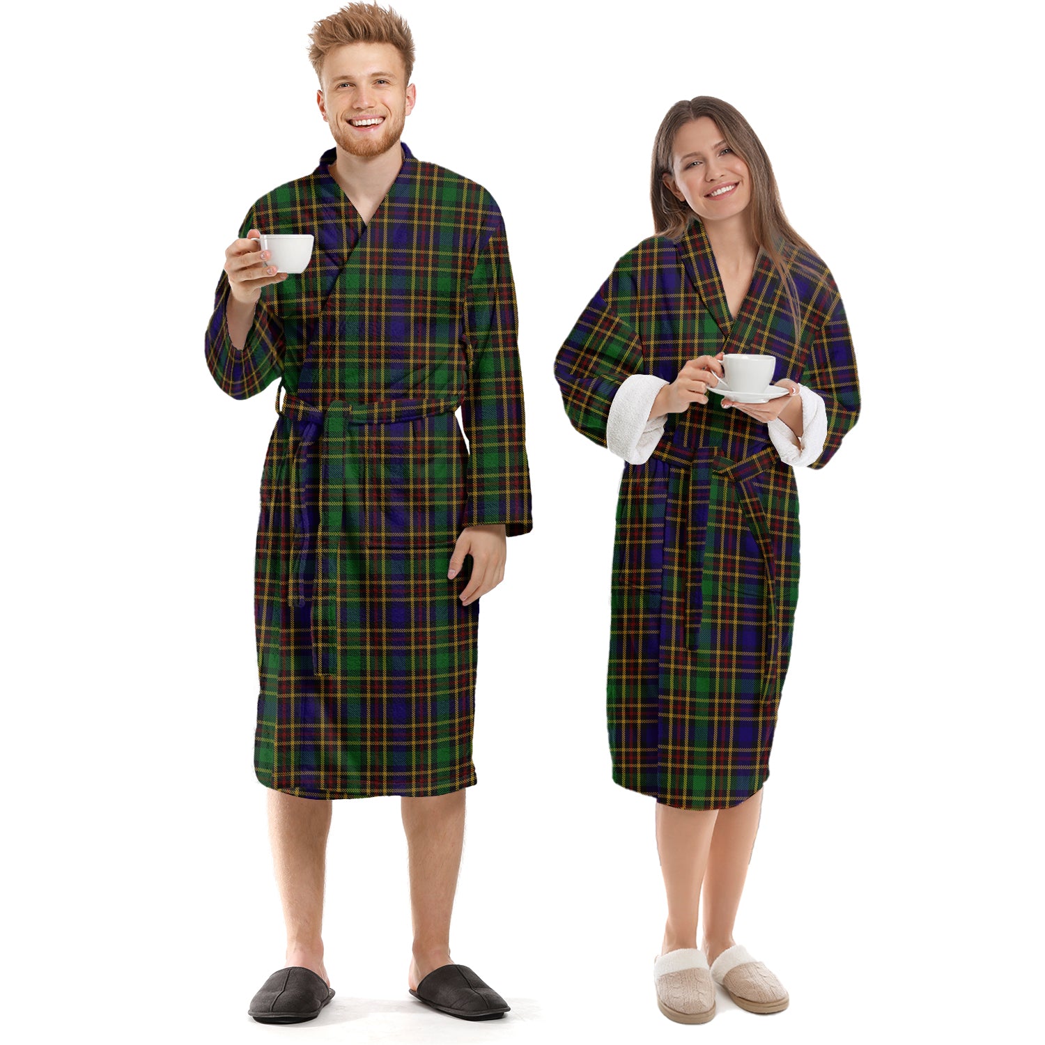 Vosko Tartan Bathrobe Unisex S - Tartan Vibes Clothing