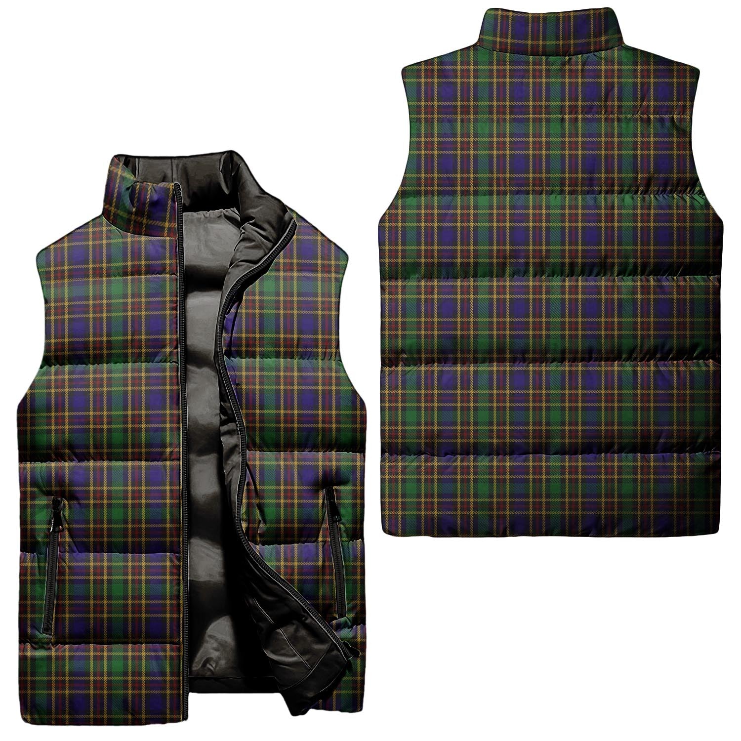Vosko Tartan Sleeveless Puffer Jacket Unisex - Tartan Vibes Clothing