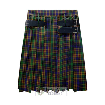 Vosko Tartan Men's Pleated Skirt - Fashion Casual Retro Scottish Kilt Style