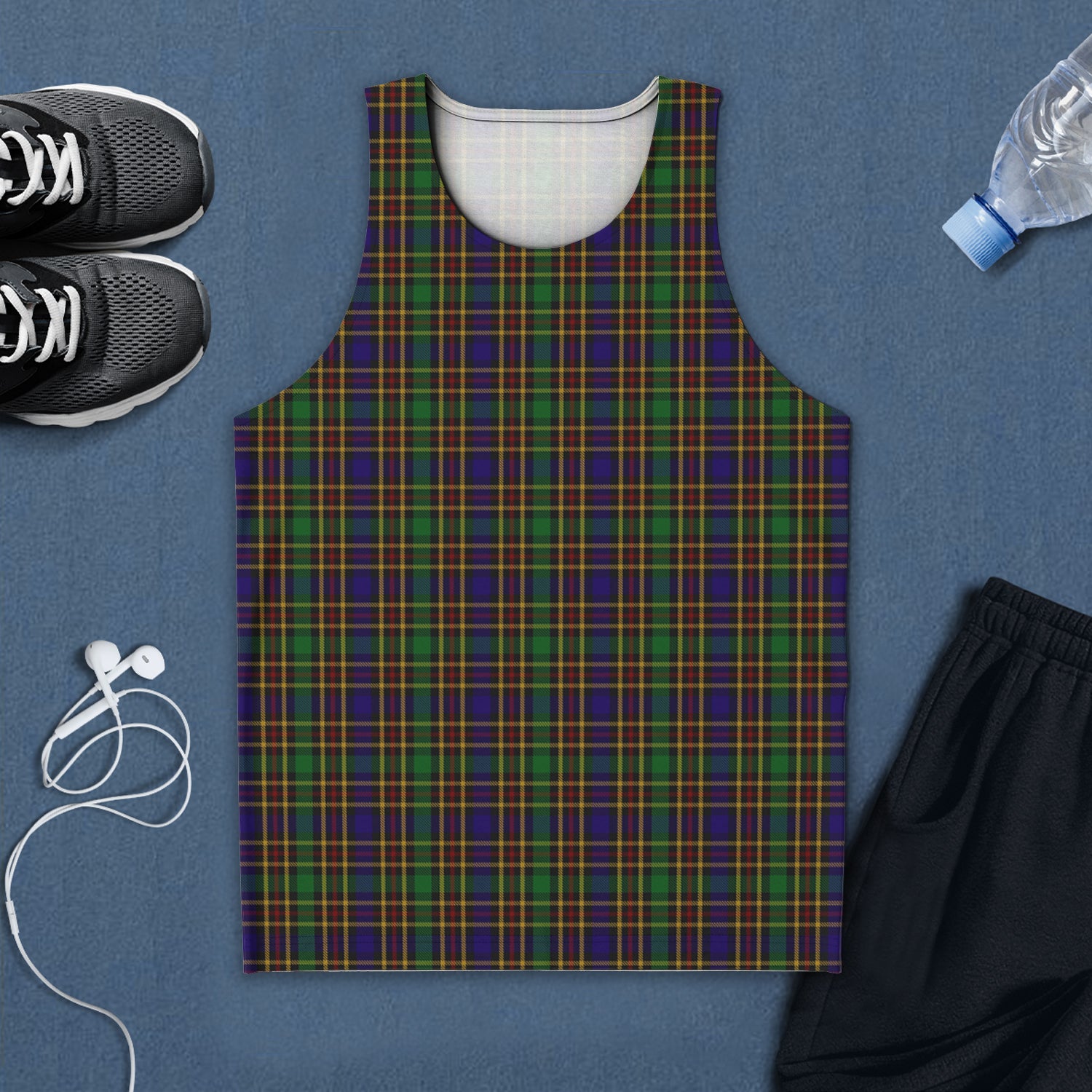 Vosko Tartan Mens Tank Top 5XL - Tartan Vibes Clothing
